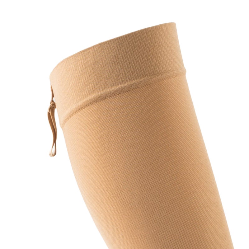 Bluestone Zipper Compression Sock 20-30mmhg for Men and Women- Therapeutic Open Toe Support Sleeve for Swelling, Circulation, Pregnancy by Bluestone (X-Large) - Image 5